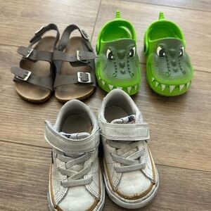 Green Dinosaur Kids Shoes